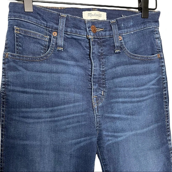 Madewell 10’ High Rise Skinny Jeans in Hayes Wash Women’s Size 26 Style F4684 - Picture 3 of 12